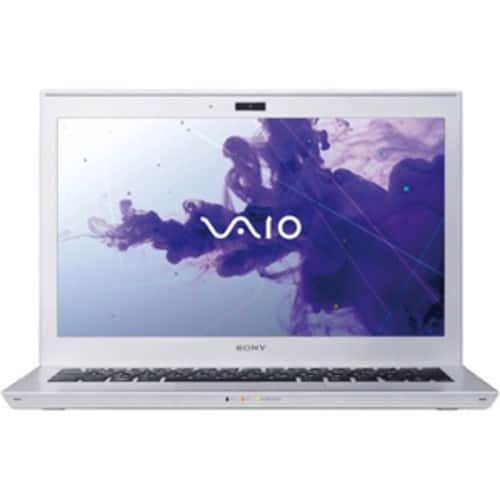 Front Standard. Sony - VAIO Ultrabook 13.3" Laptop - 4GB Memory - 500GB Hard Drive   32GB SSD - Silver.