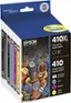 Alt View 1. Epson - 410/410XL 5-Pack High-Yield and Standard Capacity Ink Cartridges - Cyan/Magenta/Yellow/Photo Black.
