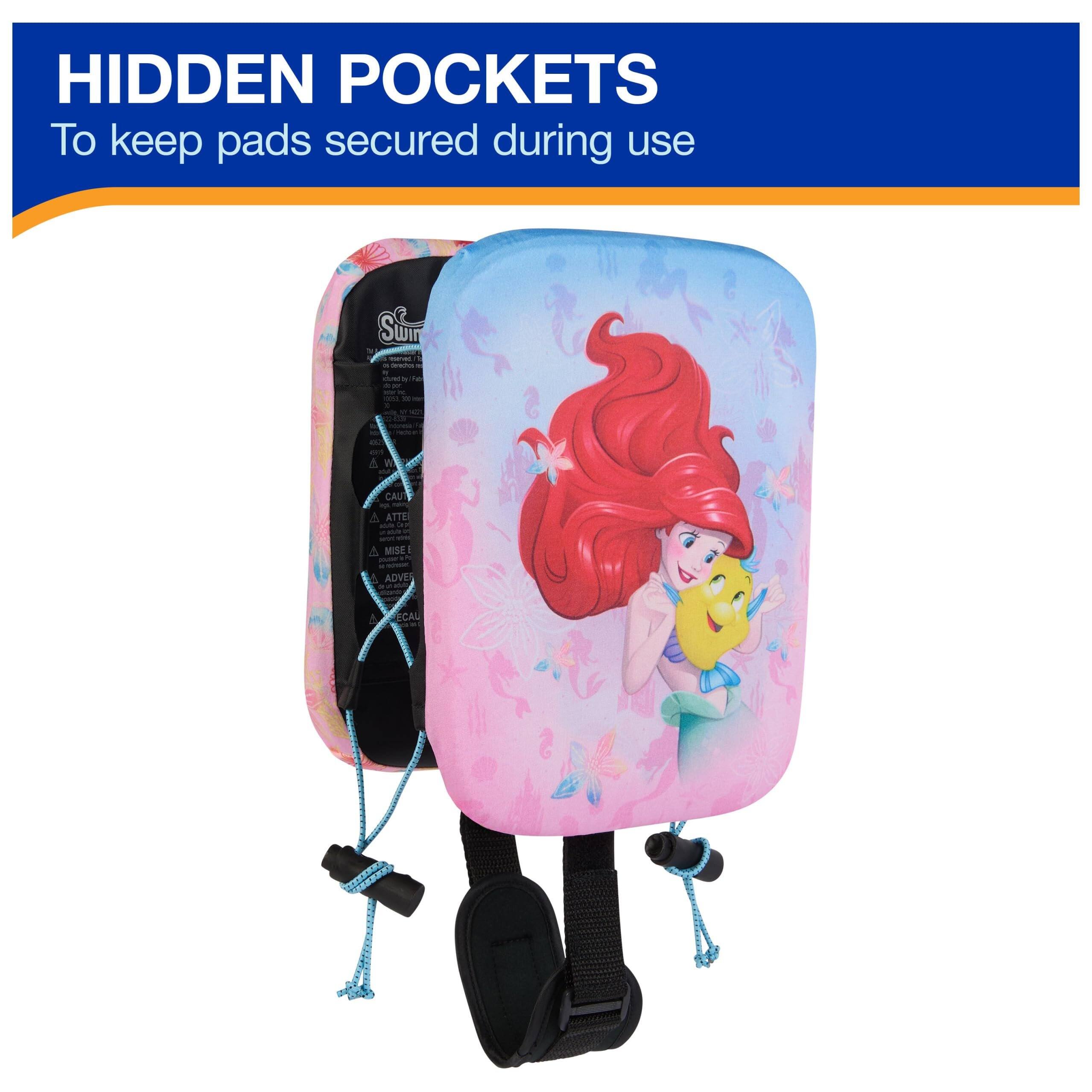 HIDDEN POCKETS  
To keep pads secured during use