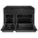 Angle. ZLINE - ZLINE 48 in. Paramount Dual Fuel Range with 8 DuoPro Burners & Dual Ovens (PSDRB-48) - Black Stainless Steel.