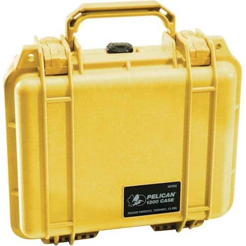 PELICAN - Protector Case 1200 Small Case - Yellow - Larger Front