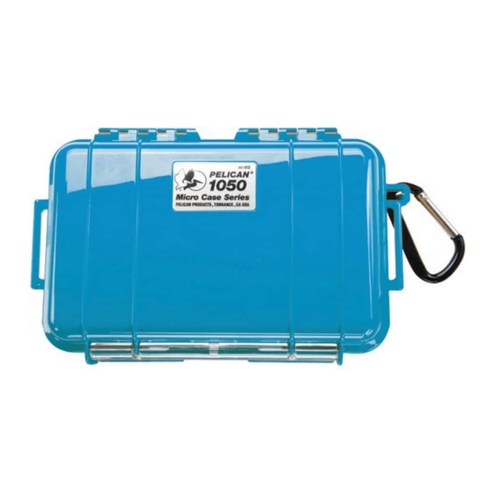 Left. PELICAN - Protector Case 1050 Micro Case - Blue.
