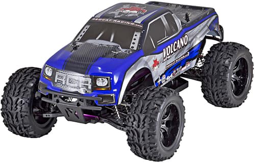 Redcat - Volcano EPX Electric Monster Truck - Blue/Silver - Larger Front