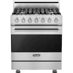 Viking - 3 Series Freestanding Gas 30" Range - Stainless Steel
