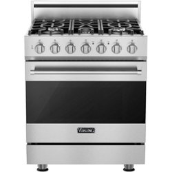 Viking - 3 Series 4.0 Cu. Ft. Self-Cleaning Freestanding Gas Convection Range - Stainless steel - Front_Zoom