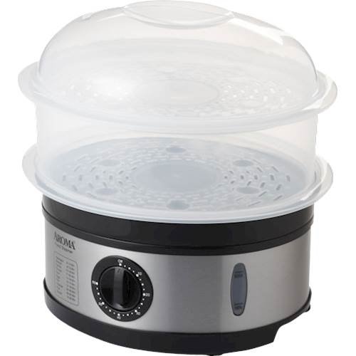 AROMA 5-Quart Food Steamer Stainless steel AFS-186 - Best Buy