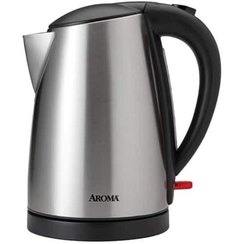 Aroma 7 Cup 1 7l Electric Kettle Black Silver Awk 1400sb Best Buy