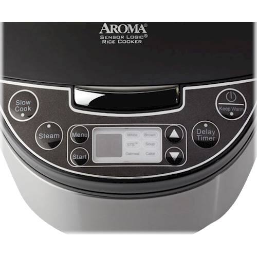 Alt View 11. AROMA - Professional 12-Cup Rice Cooker - Stainless steel.