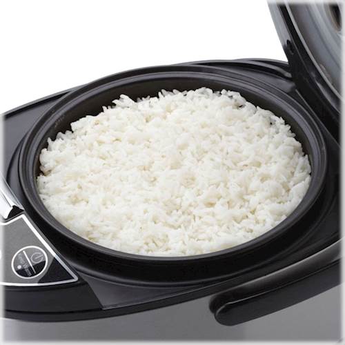 Best Buy: AROMA Professional 12-Cup Rice Cooker Stainless steel ARC-616SB