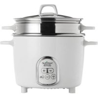 NutriWare - 14-Cup Rice Cooker - White - Front_Zoom