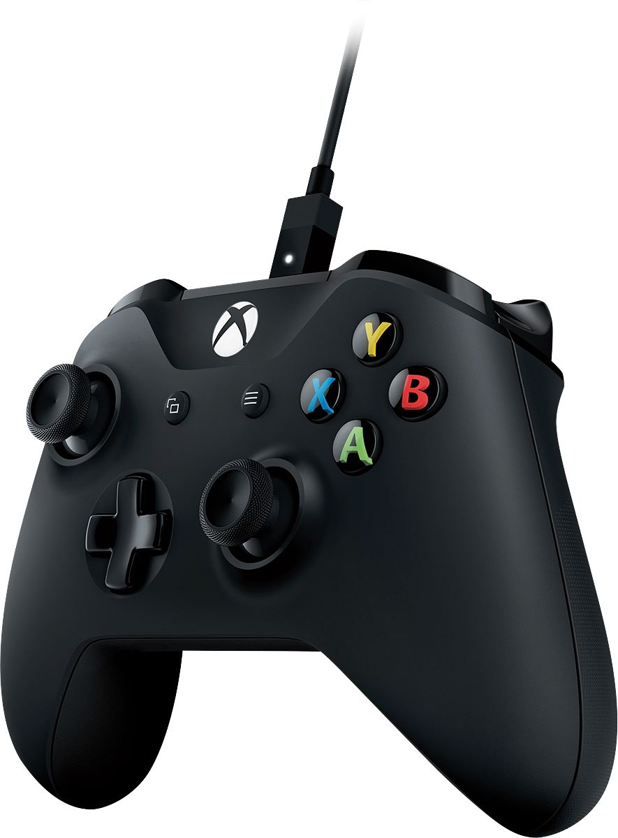 Best Buy: Microsoft Gaming Controller with Cable for Windows/PC, Xbox One,  Xbox Series X, and Xbox Series S Black 4N6-00001
