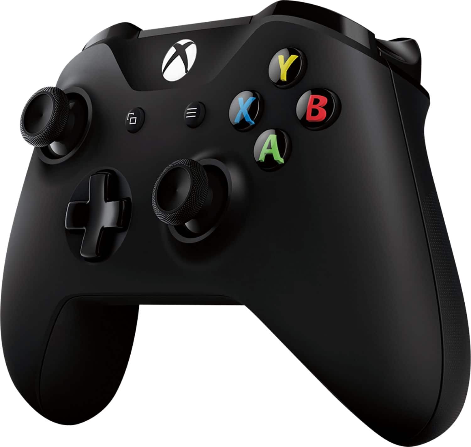 Left. Microsoft - Gaming Controller with Cable for Windows/PC, Xbox One, Xbox Series X, and Xbox Series S - Black.