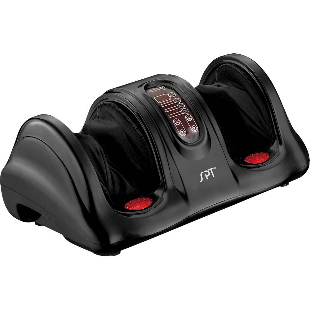 Angle. SPT - Reflexology Foot Massager with Heat and FIR - Black.