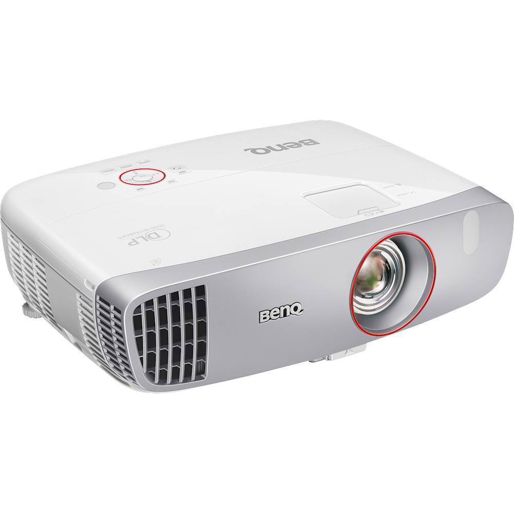 Angle View: BenQ - Home Gaming 1080p DLP Projector - White/Silver