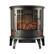 Front. Estate Design - Electric Fireplace - Black.