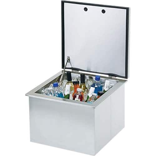 Sedona By Lynx - 18" Drop In Cooler for Island Kitchen - Stainless Steel - Front_Zoom