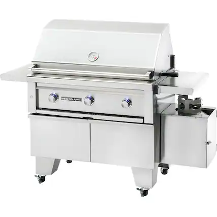 Left. Sedona By Lynx - ADA Compliant Cart for 36" Sedona by Lynx Grill - Stainless Steel.