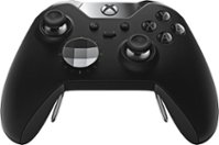 Microsoft - Geek Squad Certified Refurbished Xbox Elite Wireless Controller for Xbox One - Black - Front_Zoom