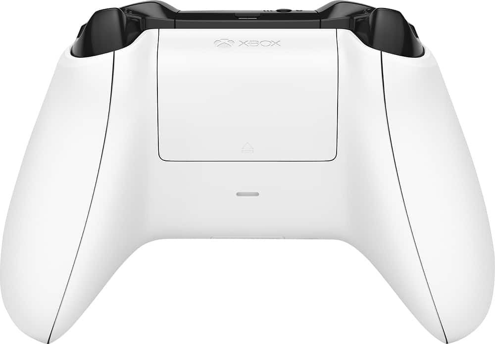 Back. Microsoft - Geek Squad Certified Refurbished Wireless Controller for Xbox One and Windows 10 - White.