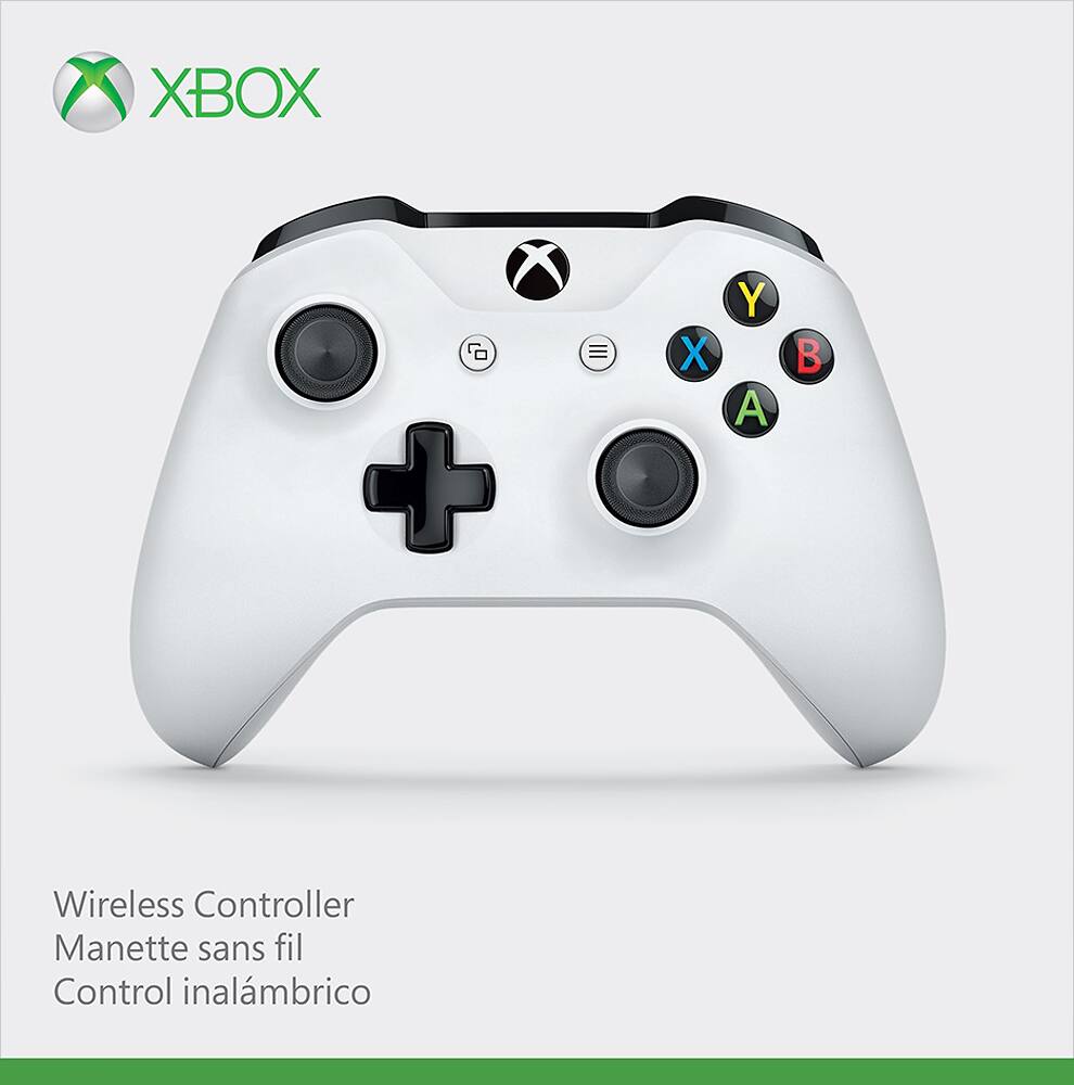 Alt View 11. Microsoft - Geek Squad Certified Refurbished Wireless Controller for Xbox One and Windows 10 - White.