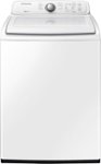 Front. Samsung - 4.0 Cu. Ft. 8-Cycle High-Efficiency Top-Loading Washer - White.