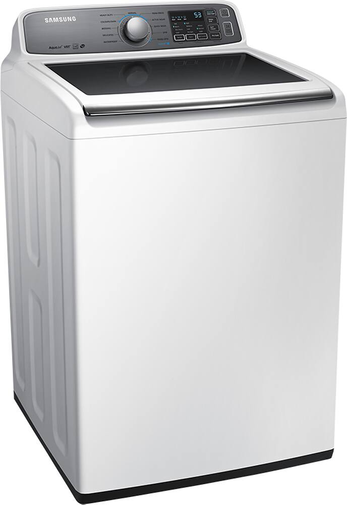 Angle. Samsung - 4.8 Cu. Ft. 11-Cycle High-Efficiency Top-Loading Washer.