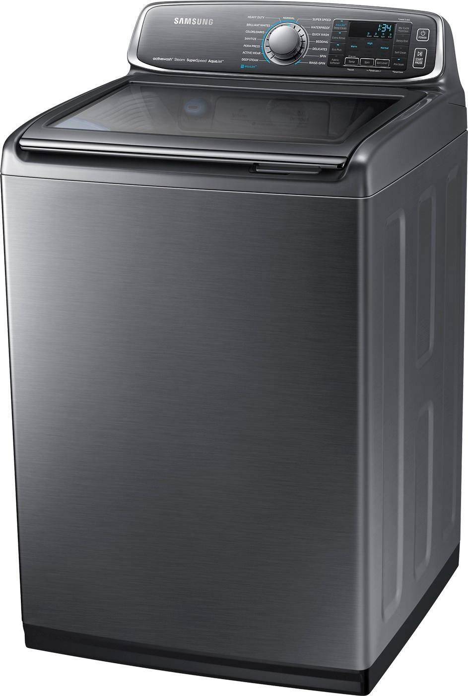 Best Buy Samsung activewash 5.2 Cu. Ft. 15Cycle Steam TopLoading