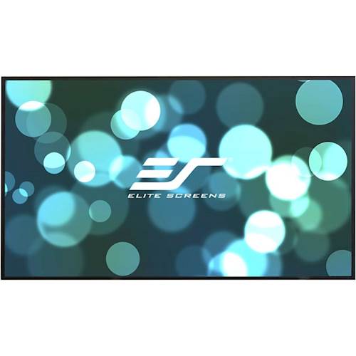 Elite Screens - Aeon Series 92" Fixed Projector Screen - Black