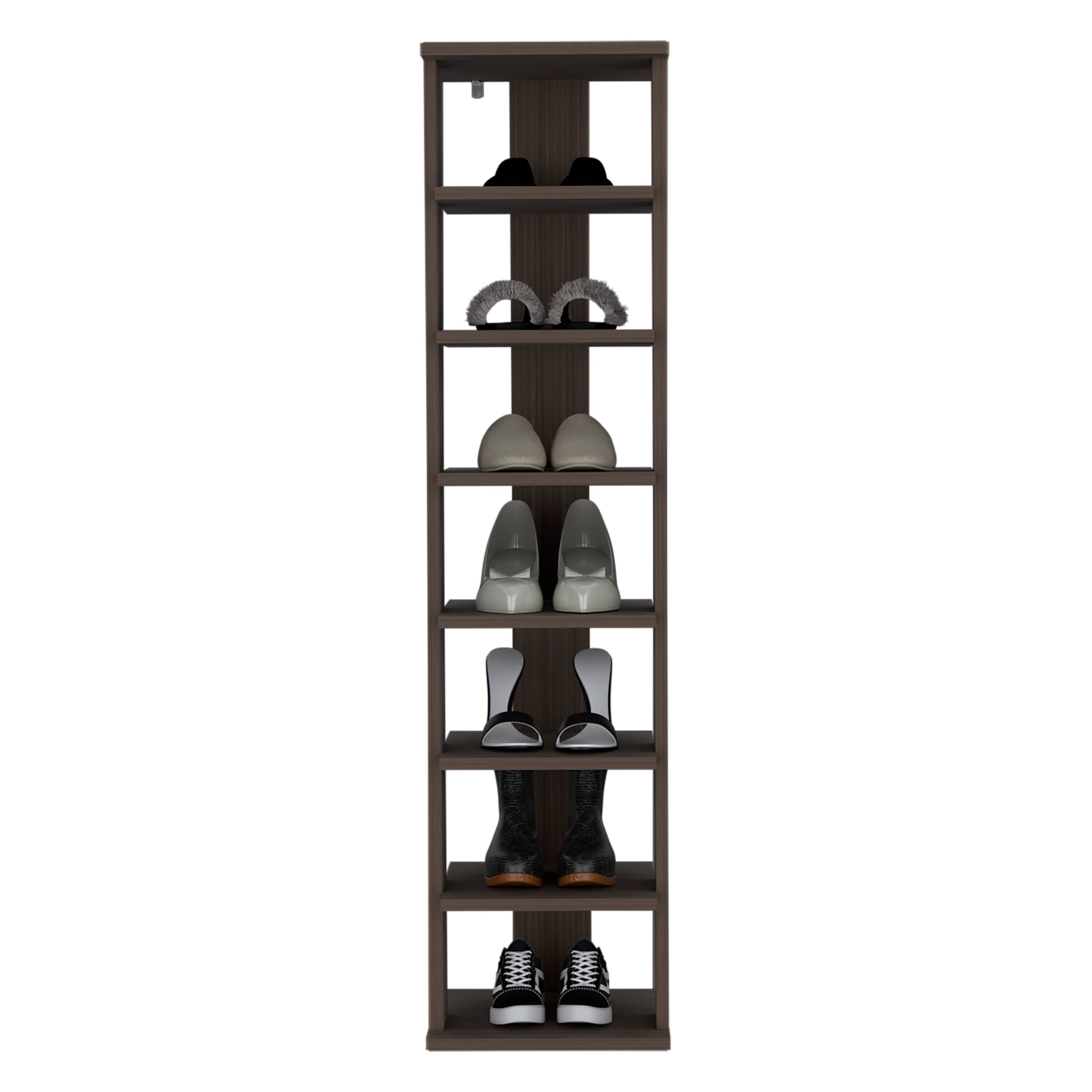 APRILSOUL Hatch Shoe Rack– 7 Tier Slim Shoe Organizer Modern Design ...