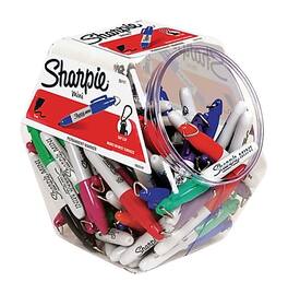 Sharpie - Mini Permanent Markers, Fine Tip, 72/Pack - Assorted