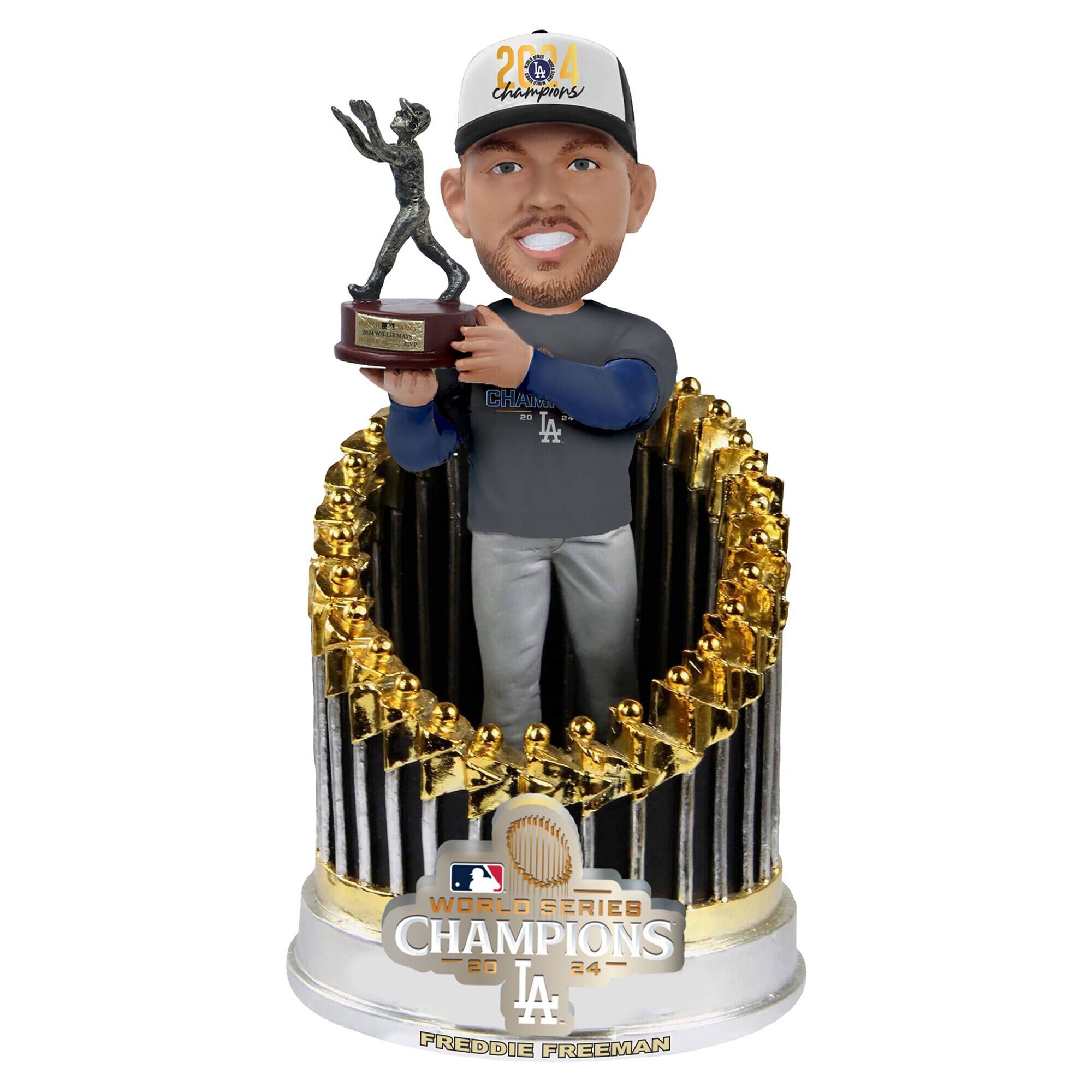 Freddie Freeman Los Angeles Dodgers 2024 World Series Champions Exclusive Player In Trophy 8" MVP Bobblehead