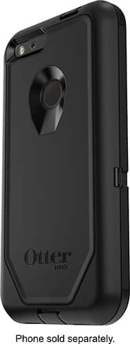 OtterBox - Defender Series Protective Case for Google Pixel XL - Black - Larger Front