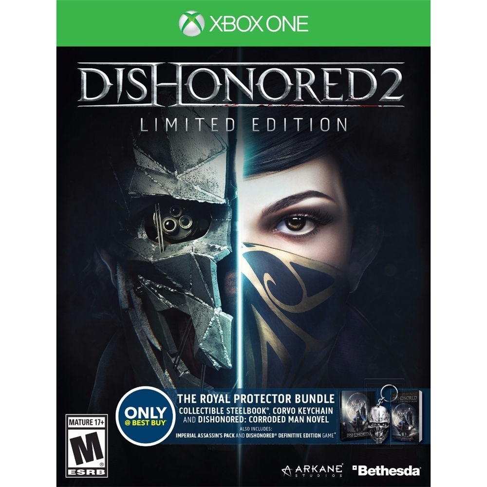 Dishonored 2 Limited Edition Best Buy Exclusive The Royal Protector Bundle  Xbox One U1083 - Best Buy