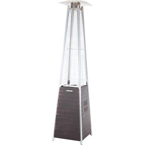 Fire Sense Patio Heaters Best Fire Sense Coronado Pyramid Flame Gas Patio Heater Brushed Bronze
