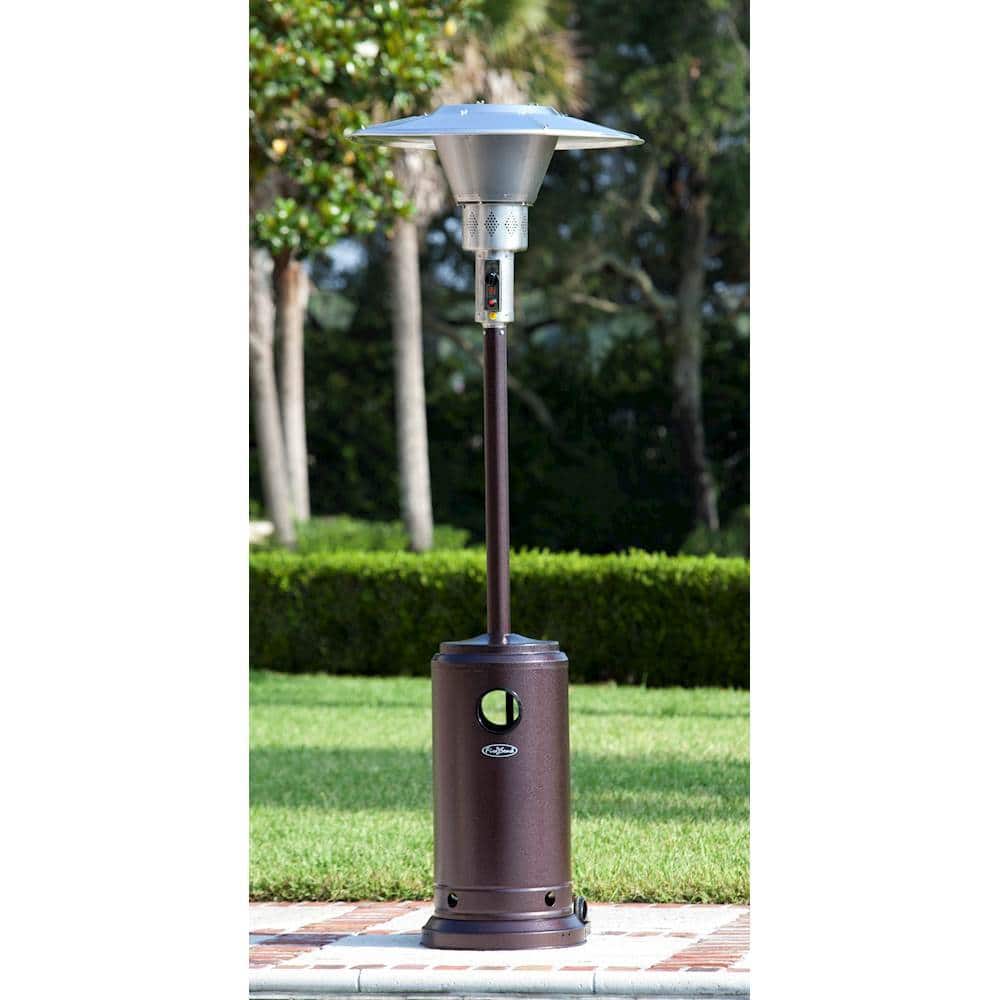 Best Buy Fire Sense Prime Round Gas Patio Heater Hammered Bronze 62211