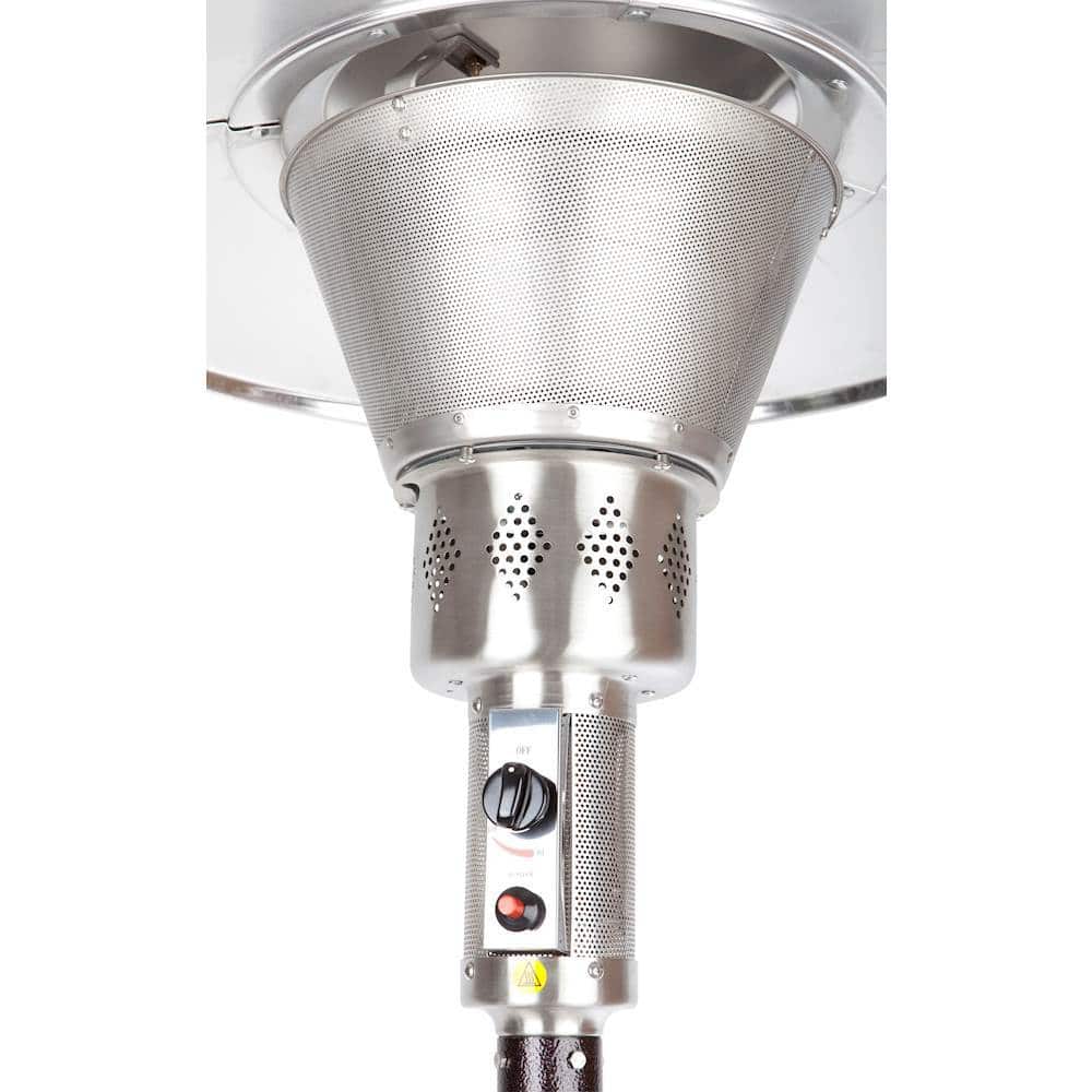 Best Buy Fire Sense Prime Round Gas Patio Heater Hammered Bronze 62211