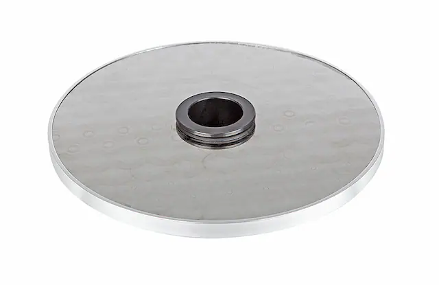 Front. Fire Sense - Adjustable Patio Heater Table - Gray.