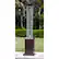 Alt View 11. Fire Sense - Square Flame Gas Patio Heater - Hammered Bronze.