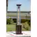 Alt View 13. Fire Sense - Square Flame Gas Patio Heater - Hammered Bronze.