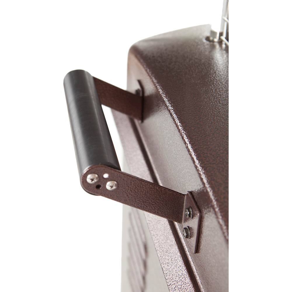 Alt View 19. Fire Sense - Square Flame Gas Patio Heater - Hammered Bronze.