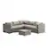Front. Patio Sense - Sino Wicker 6-Piece Sofa Set - Gray.