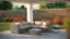 Alt View 12. Patio Sense - Sino Wicker 6-Piece Sofa Set - Gray.