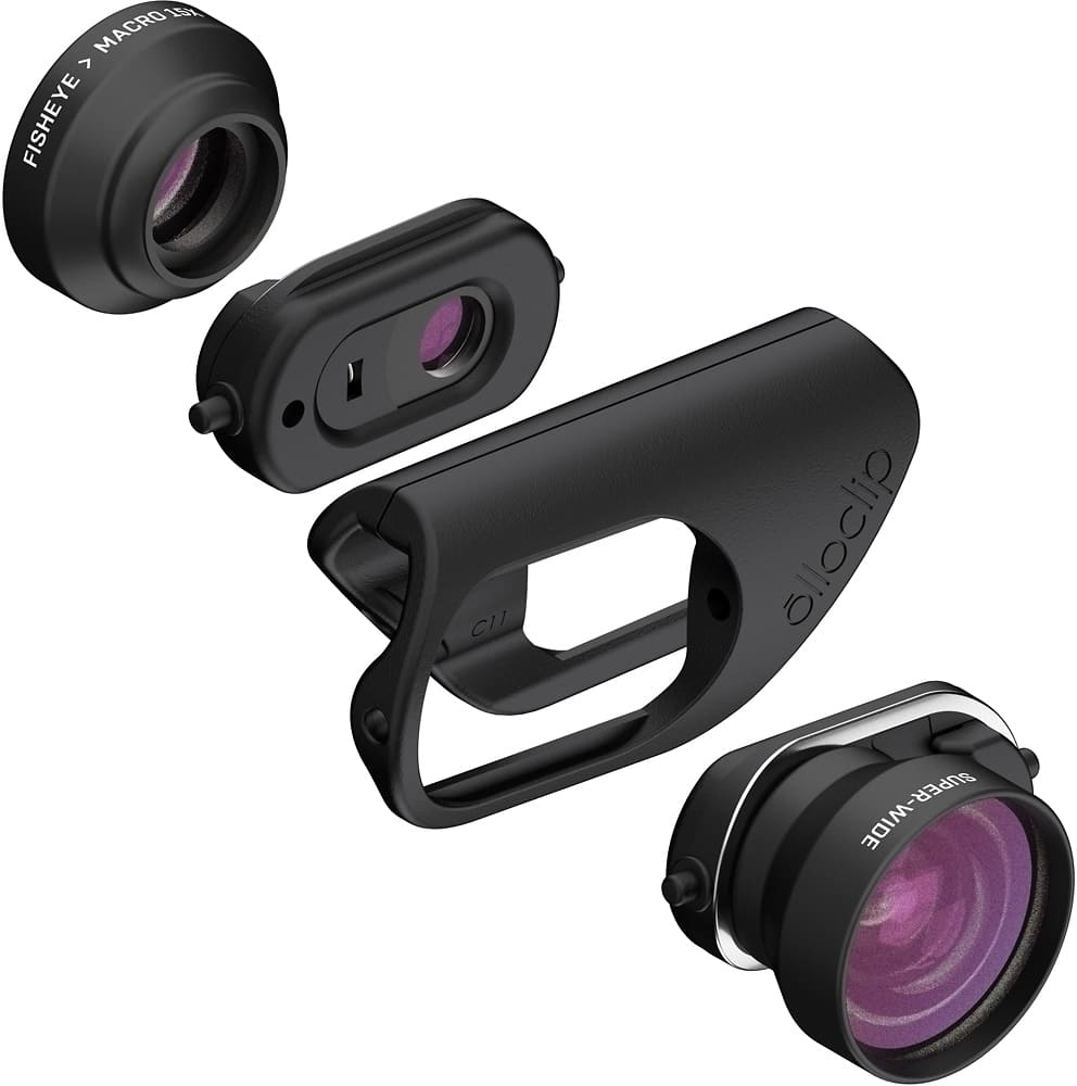 Best Buy Olloclip Core Lens Set For Apple Iphone 7 7 Plus 8 And 8 Plus Black Oc 0000213 Er