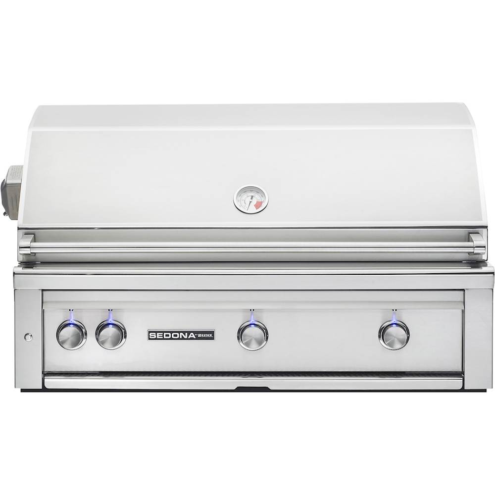 Angle View: Sedona By Lynx - 42" Built-In Gas Grill - Stainless Steel