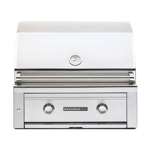 Angle View: Sedona By Lynx - 30" Built-In Gas Grill - Stainless Steel