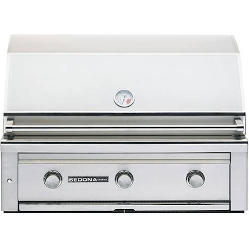Angle View: Sedona By Lynx - 36" Built-In Gas Grill - Stainless Steel