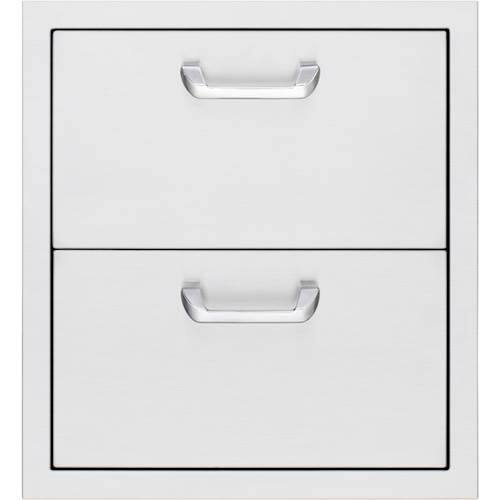 Sedona By Lynx - 19" Double Drawers - Silver - Angle_Zoom