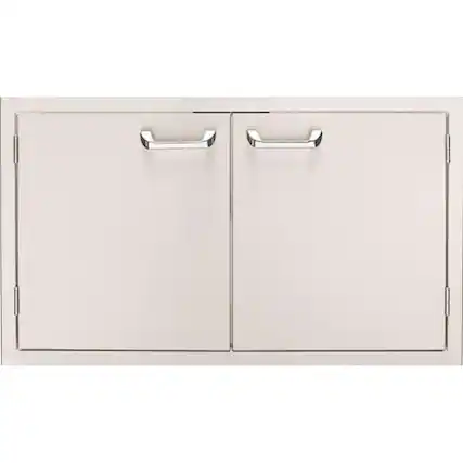 Front. Sedona By Lynx - 36" Double Access Doors - Stainless Steel.