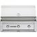 Angle. Sedona By Lynx - 36" Built-In Gas Grill - Stainless Steel.