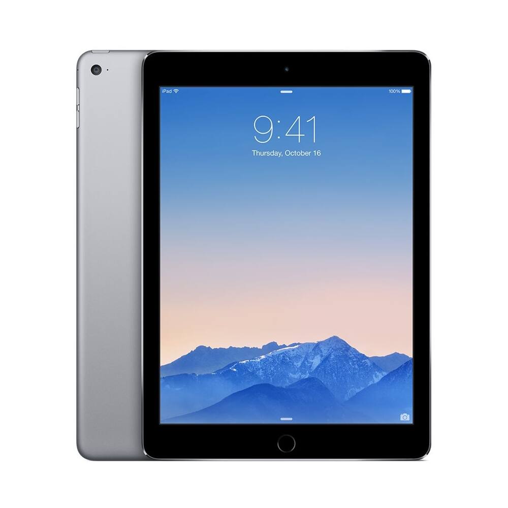 Alt View 11. Apple - Certified Refurbished iPad Air (2nd Generation) (2014) Wi-Fi - 64GB - Gray.